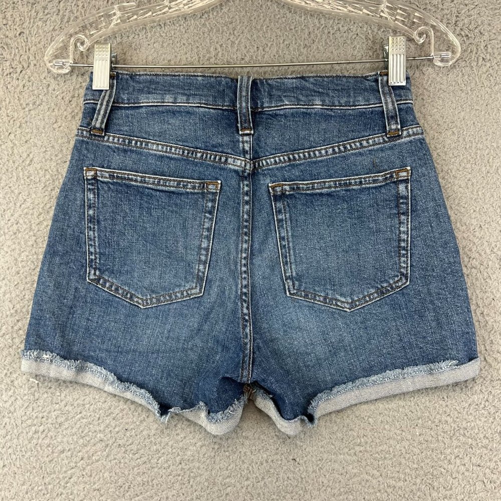 J. Crew High Rise Jean Shorts Women's Size 24 Stretch - Picture 2 of 10